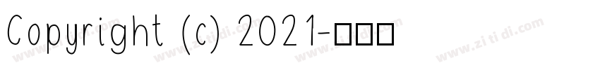 Copyright (c) 2021字体转换
